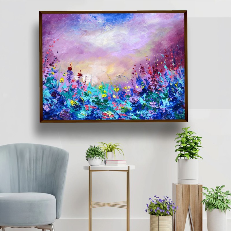 Amethystina Canvas Wall Painting