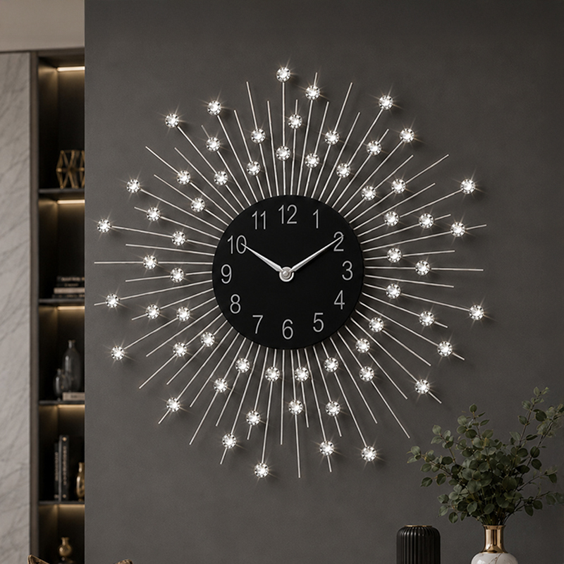 Alderwick Metal Analog Wall Clock