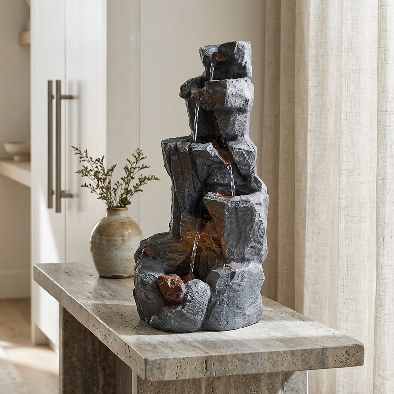 Mountain Spring Cascade Water Fountain