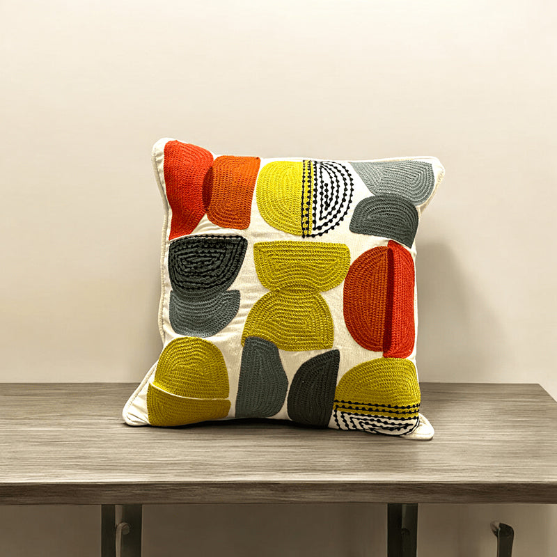 Squish Squad Tufted Cushion Cover - Multicolor