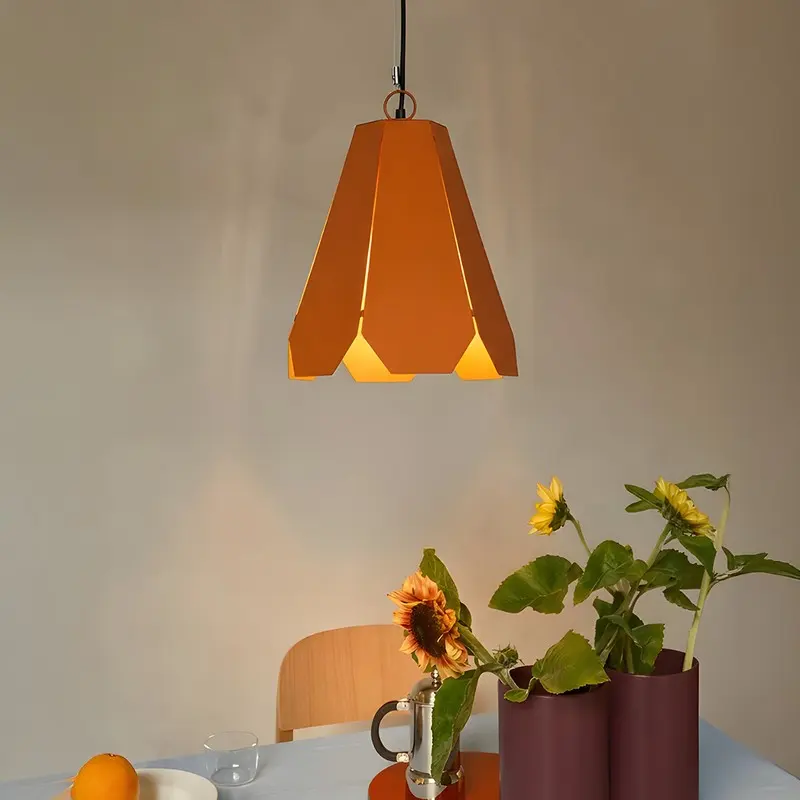 Fold Hexa Pendant Lamp - Rust