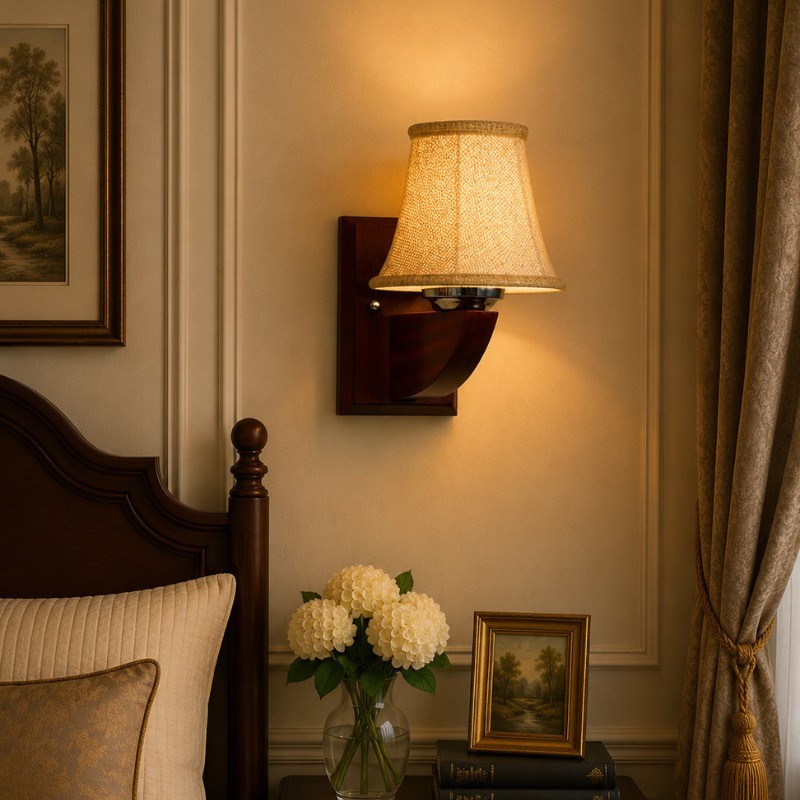Gildora Crescent Jute Wall Lamp - Beige
