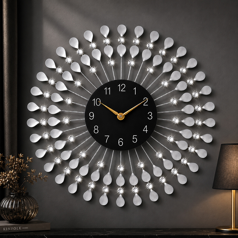 Westmere Metal Analog Wall Clock