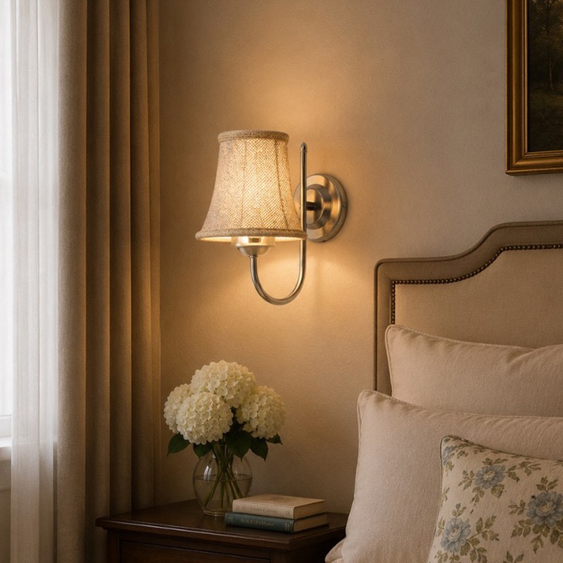 Marlowe Glow Jute Wall Lamp - Beige