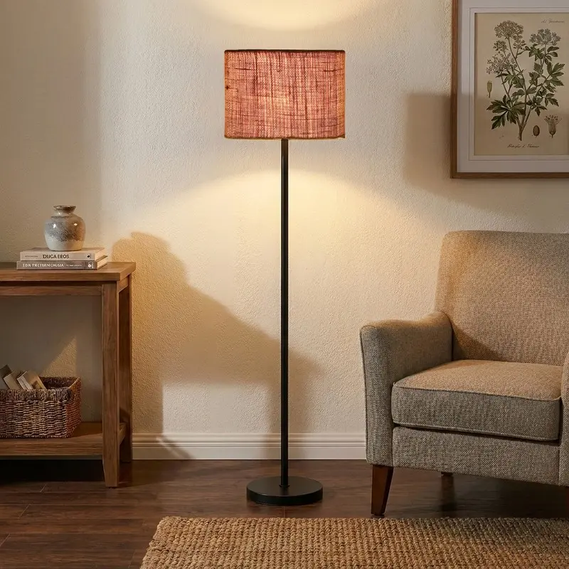 Natural Weave Jute Floor Lamp