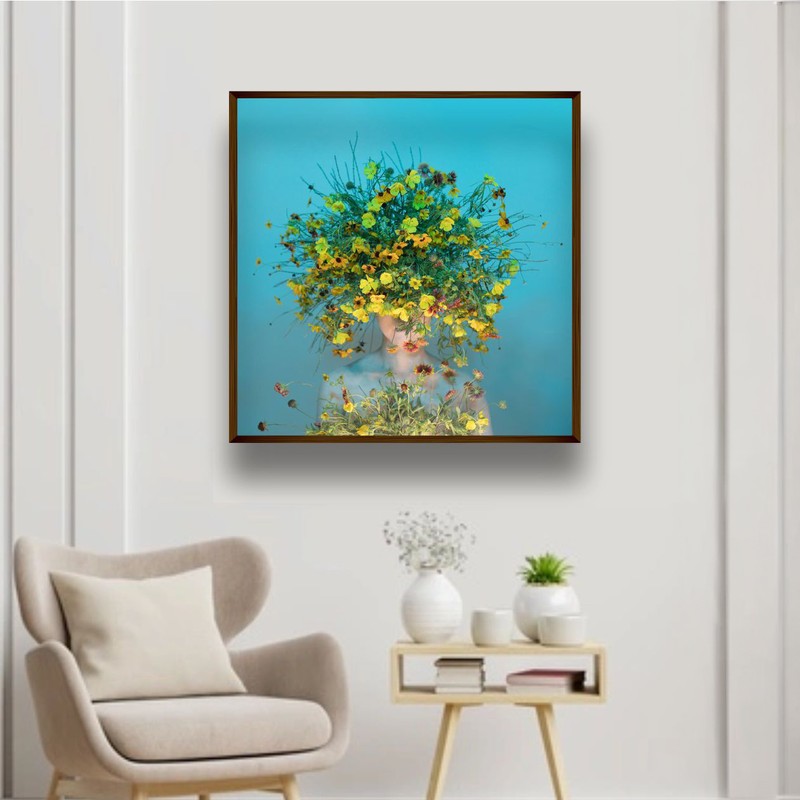 Surreal Floral Canvas Wall Painting