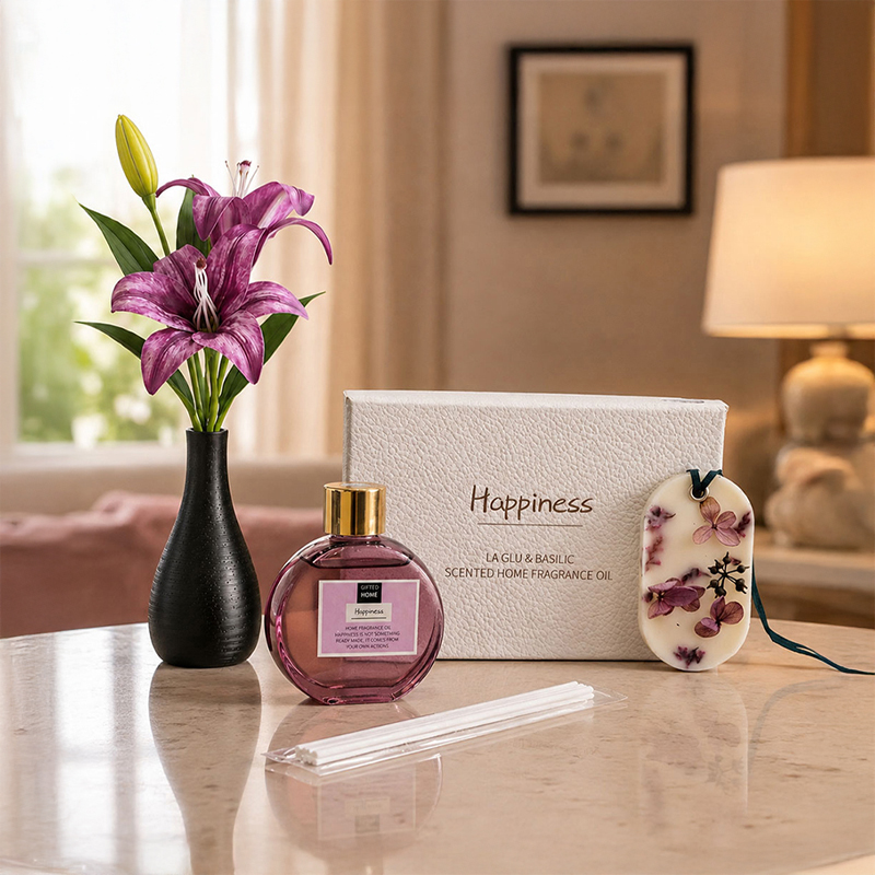 Reed Vanilla Petal Bliss Fragrance Gift Set - Purple