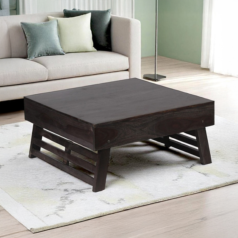Servon Sheesham Wooden Center Table - Taupe