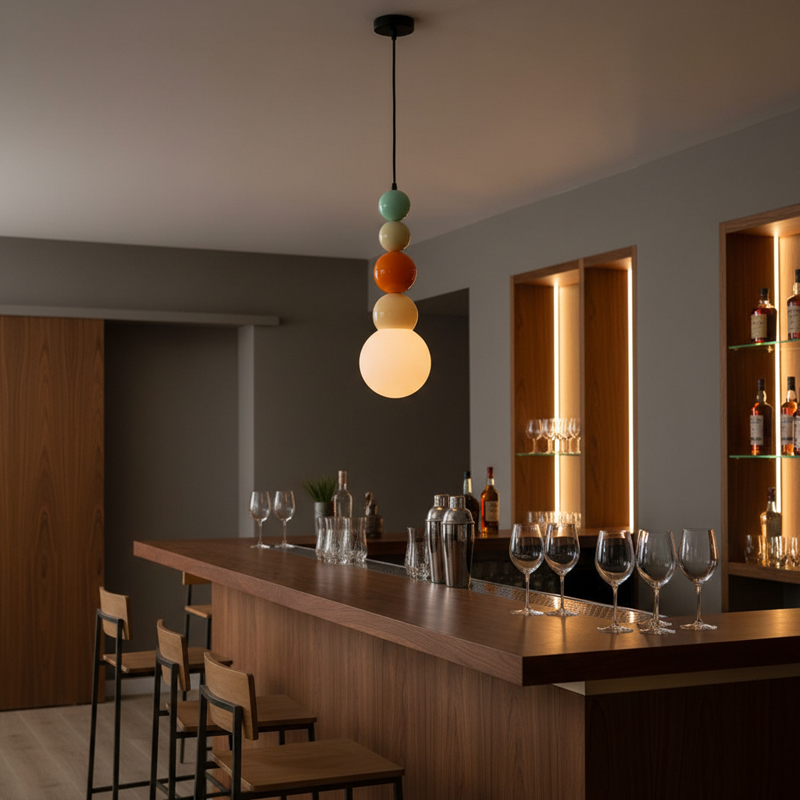 Luma Pebble Acrylic Ceiling Lamp