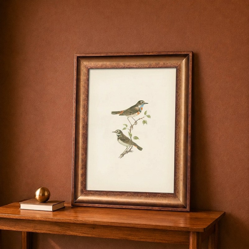 Songbird Pair Canvas Wall Painting