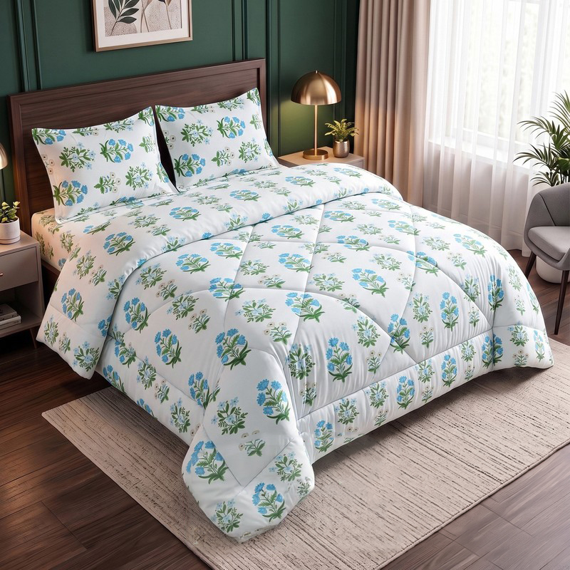 Elvara Bedding Set - Four Piece Set - Queen/Double