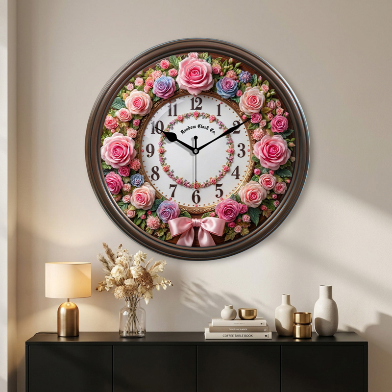 Grazia Silent Analog Wall Clock