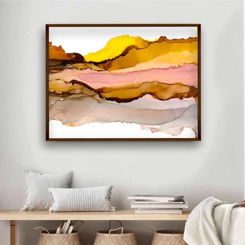 Ochracea Canvas Wall Painting