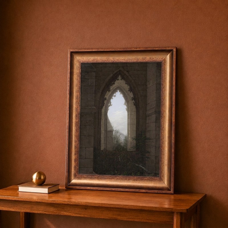 Gothic Window Canvas Wall Painting