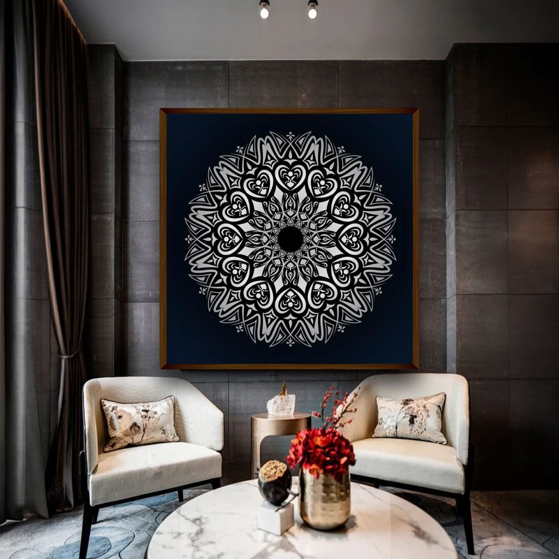 Anahata Mandala Canvas Wall Painting
