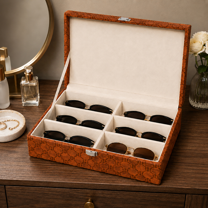 Copper Charm Collection MDF Storage Box - Brown