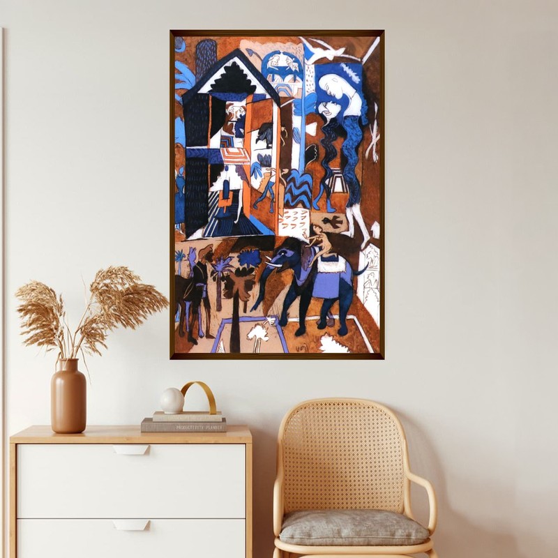 Street Symphony Canvas Wall Painting