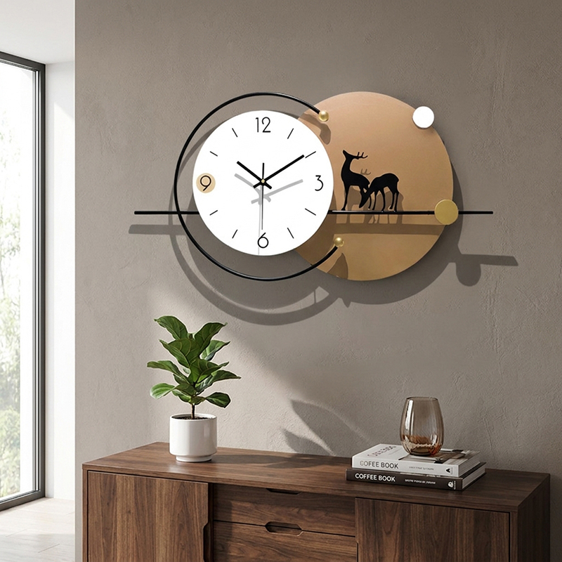 Imperial Charm Metal Analog Wall Clock