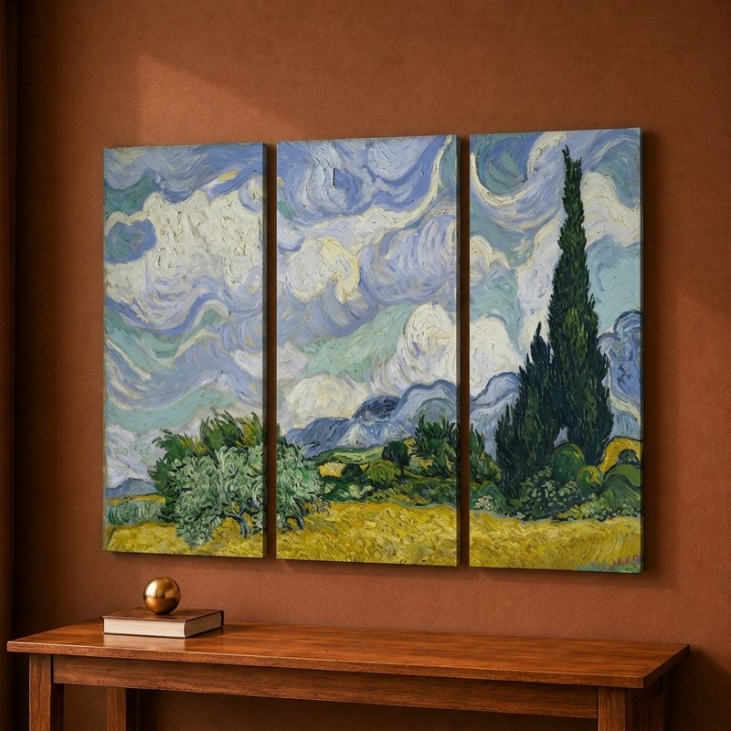 Cypress Landscape Canvas Wall Painting