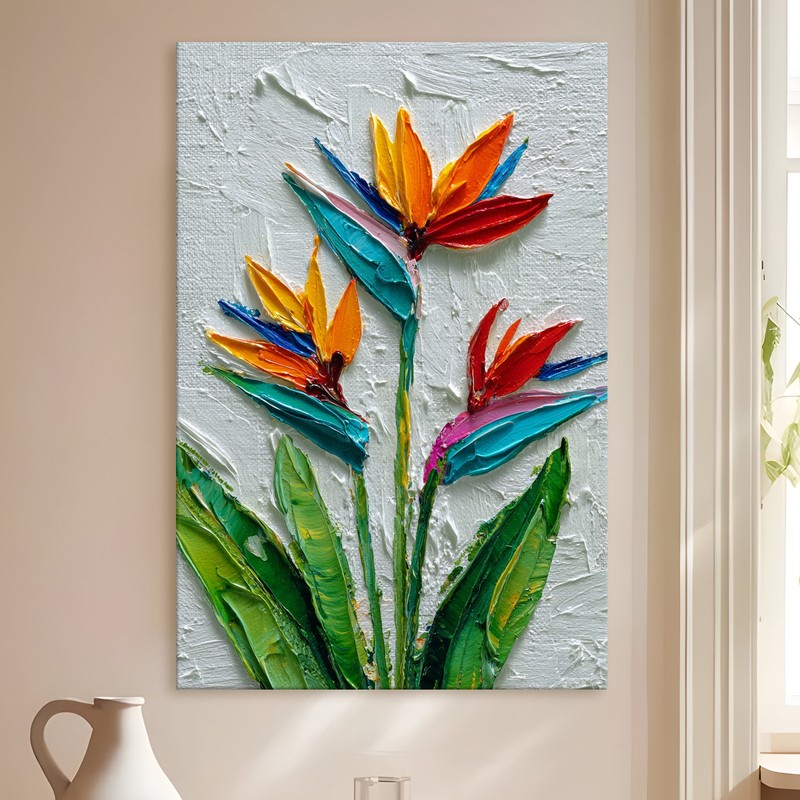 Paradise Study Gallery Wrapped Canvas Wall Painting
