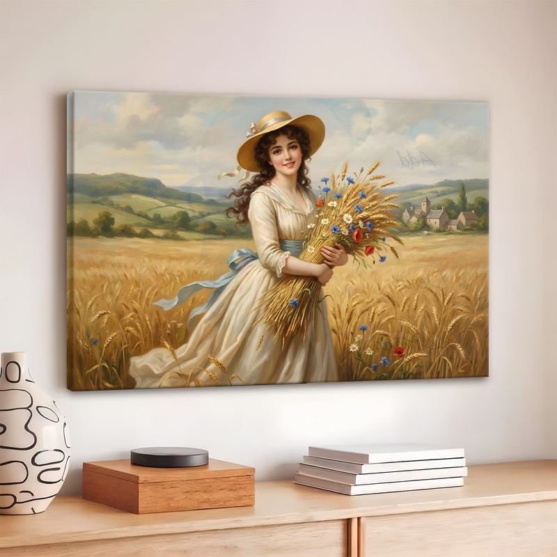 Golden Harvest Canvas Wall Art - 380 GSM