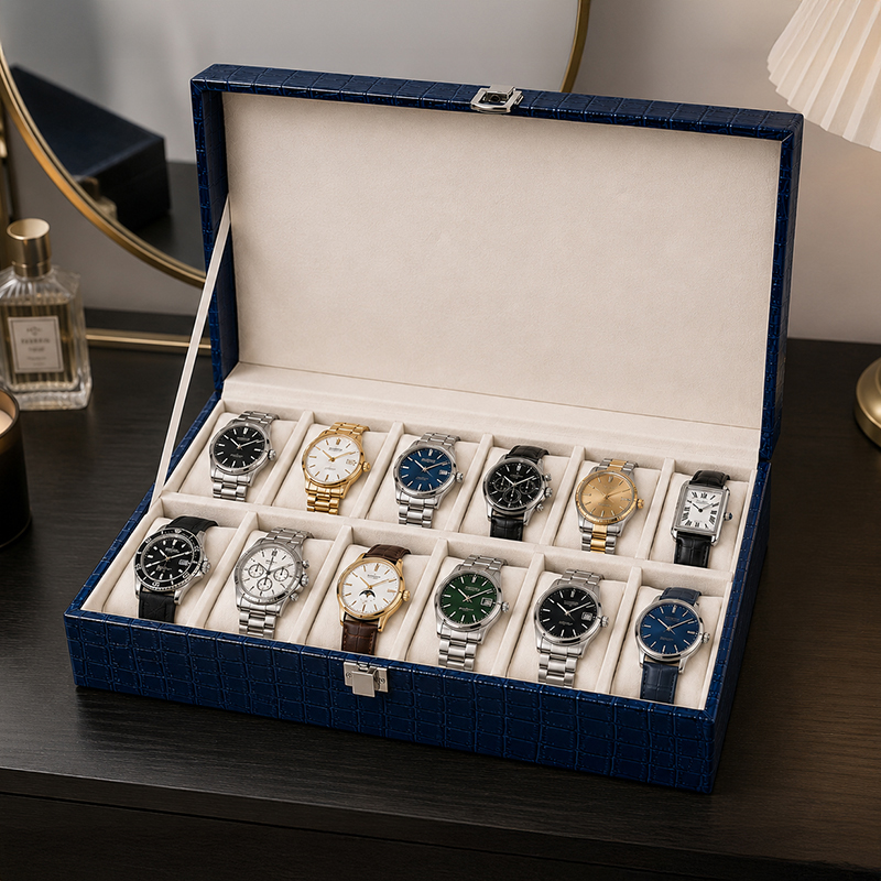 Cocoa Gem MDF Jewelbox - Blue