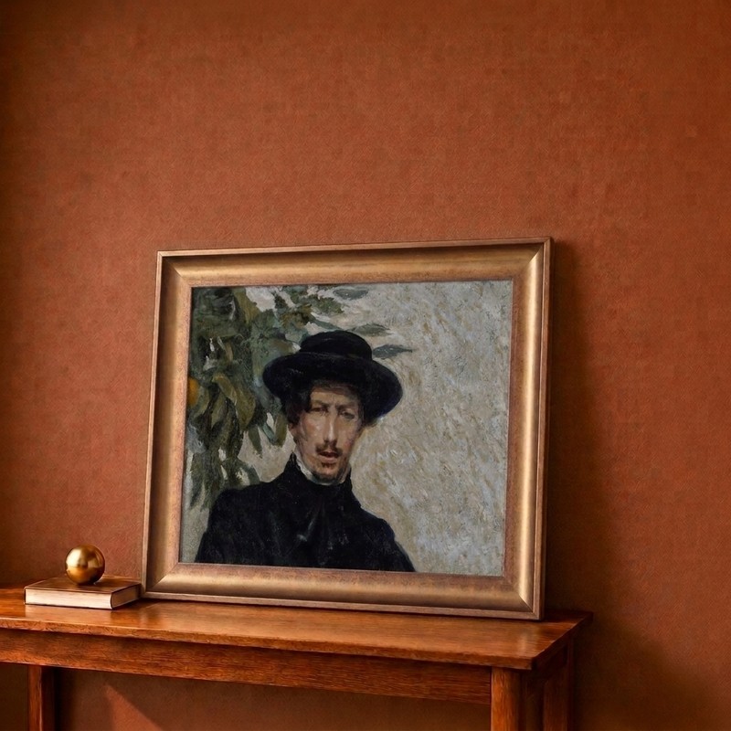 Gentleman Portrait Canvas Wall Painting