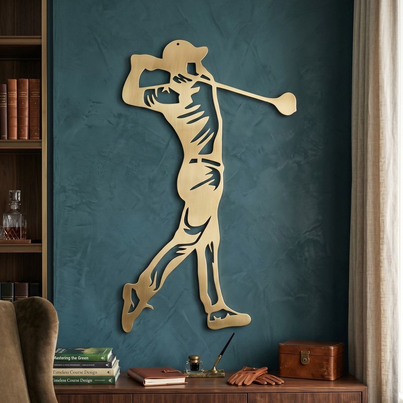 The Golfer Wall Accent
