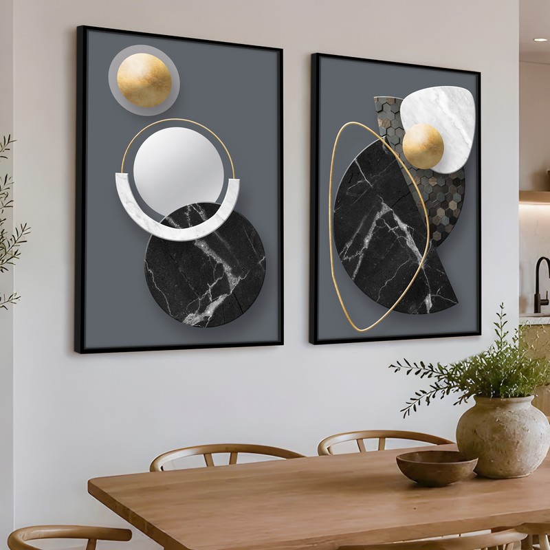 Ida Abstract Wall Art - Set Of Two