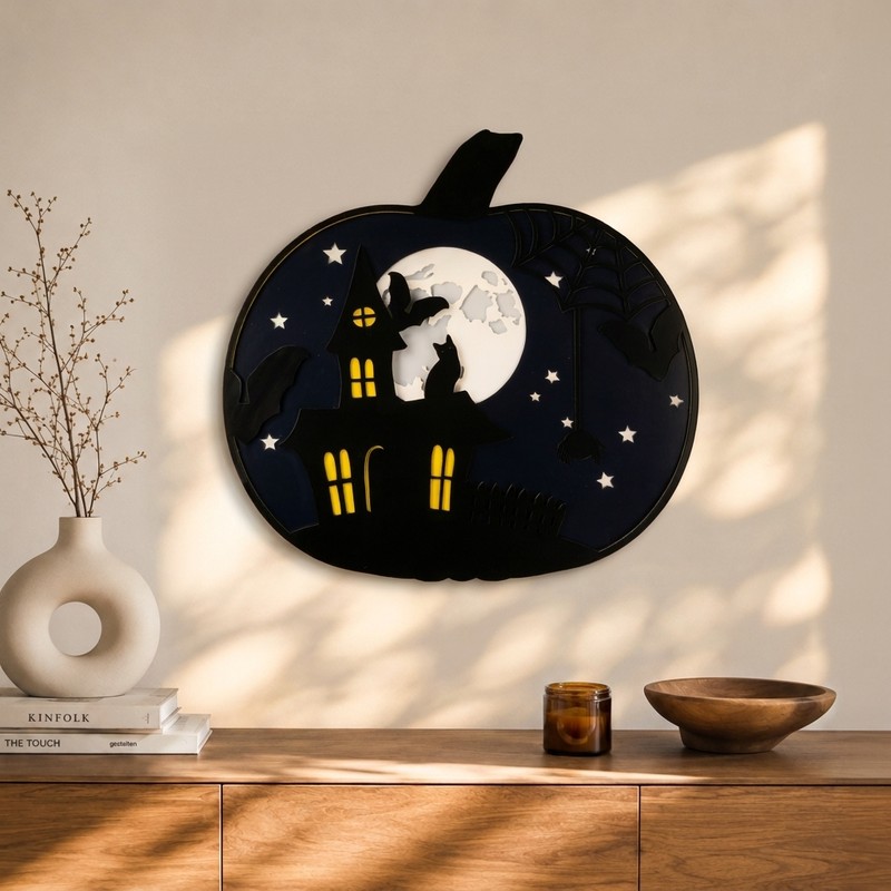 Halloween Pumpkin Wall Accent