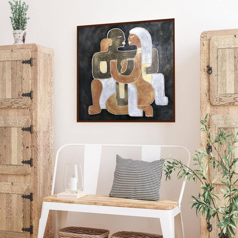 Interwoven Souls Canvas Wall Painting