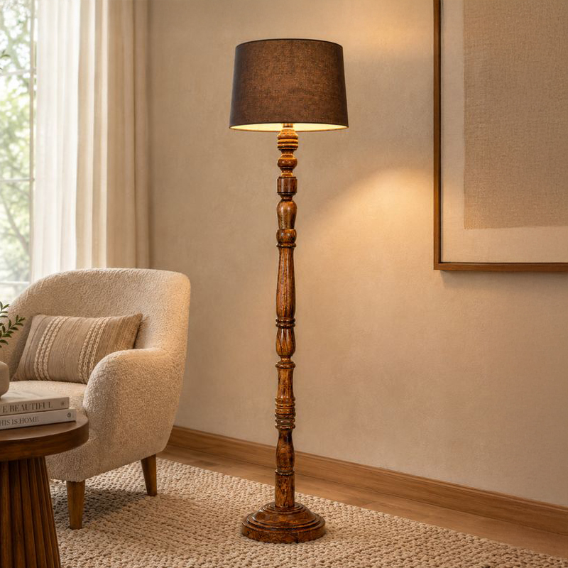 Elfin Curve Floor Lamp - Grey