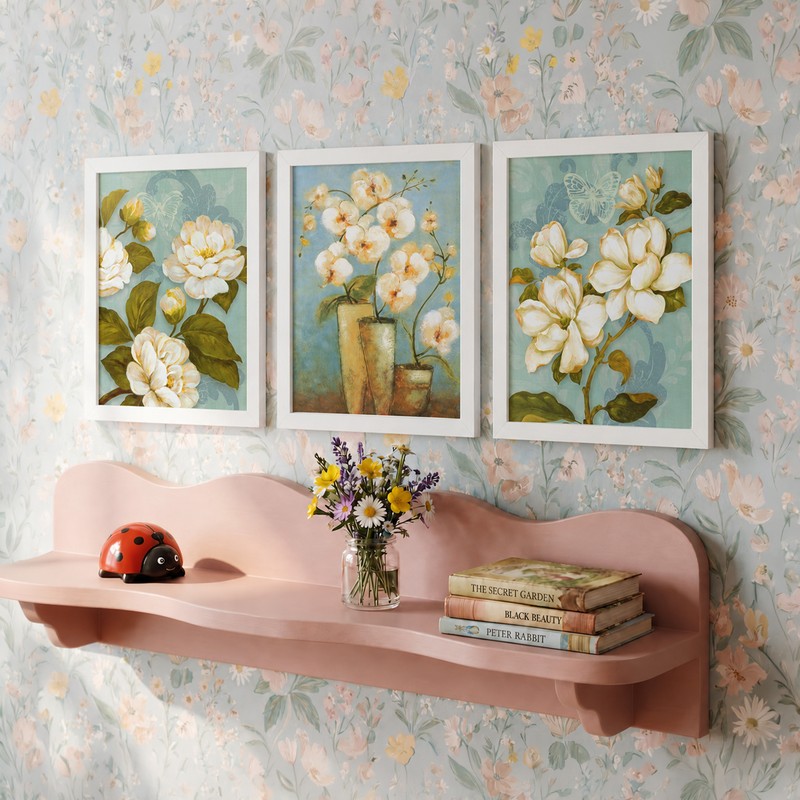 Magnolia Bloom Paper Wall Art