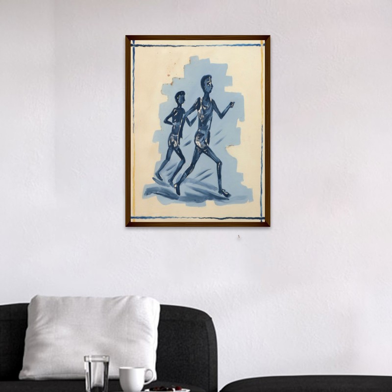 Walking Souls Canvas Wall Painting - Small