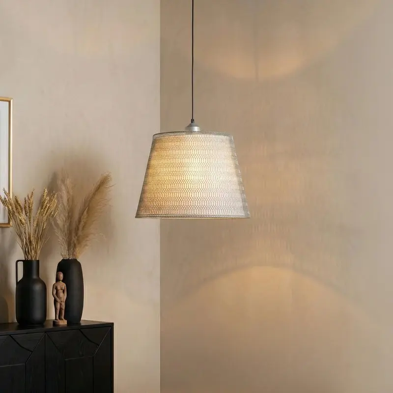 Graphite Mesh Silk Ceiling Lamp