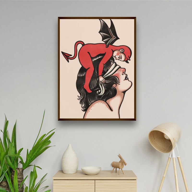 Mythic Mischief Canvas Wall Painting
