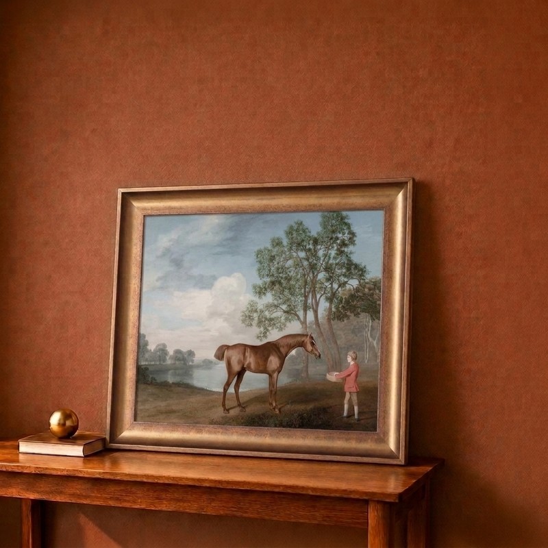 Horse Companion Canvas Wall Painting