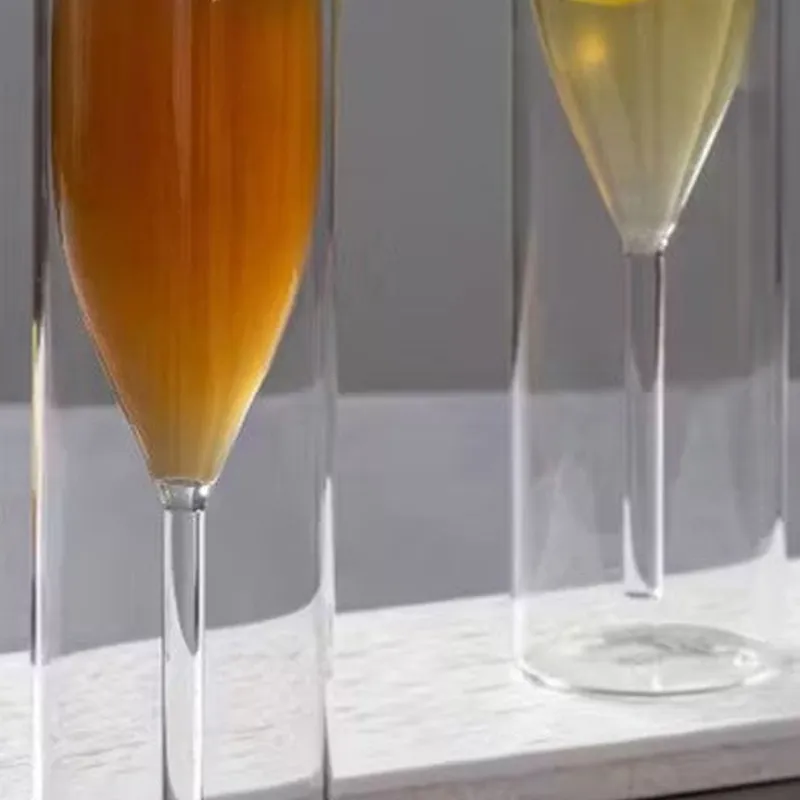 Crystal Toast Glass Wine & Champagne Glasses (150 mL Each) - Set Of Two