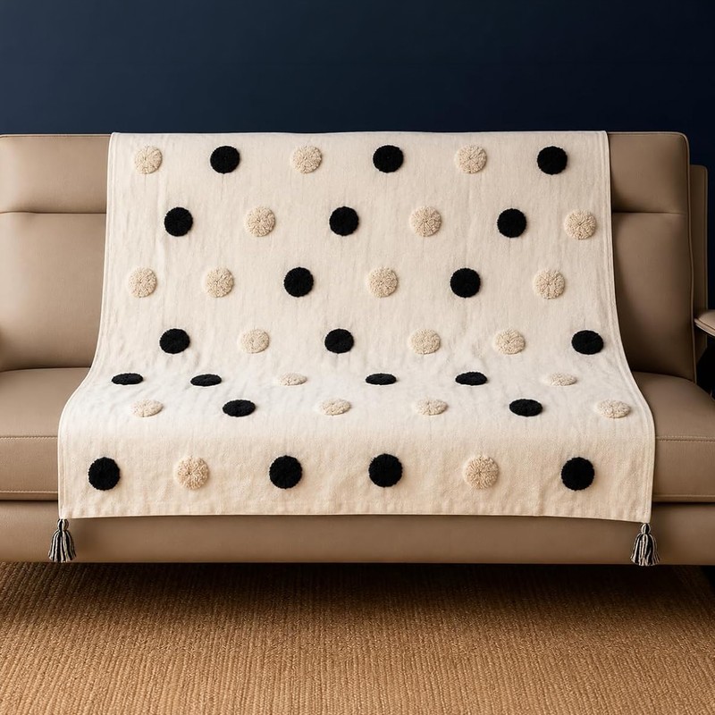Ringa Tasselled Cotton Throw