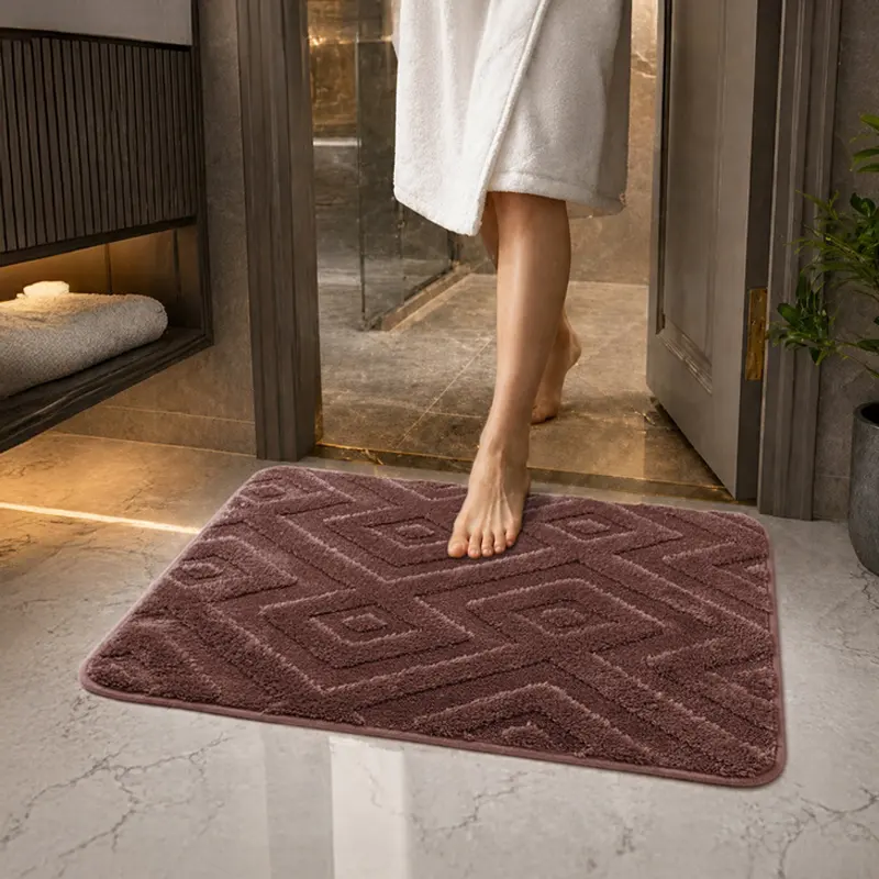 Dryva Anti Skid Bathmat - Brown