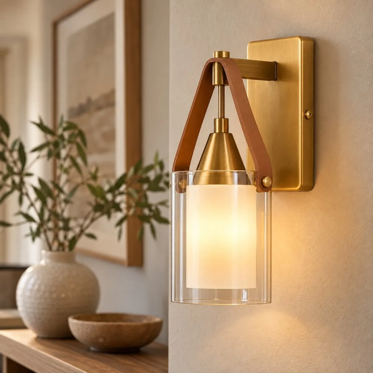 Brio Glass Wall Lamp