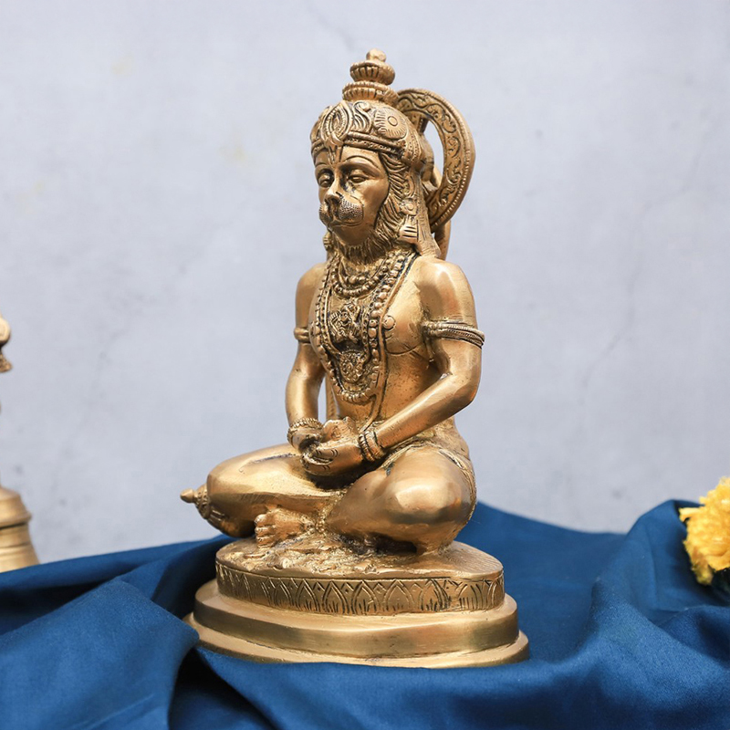 Anjaneya Shakti Brass Idol