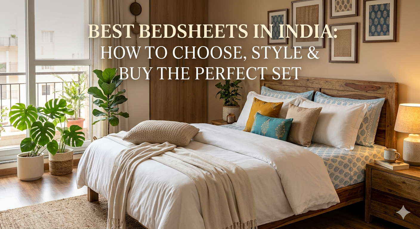 Best Bedsheets in India: How to Choose, Style & Buy the Perfect Set
