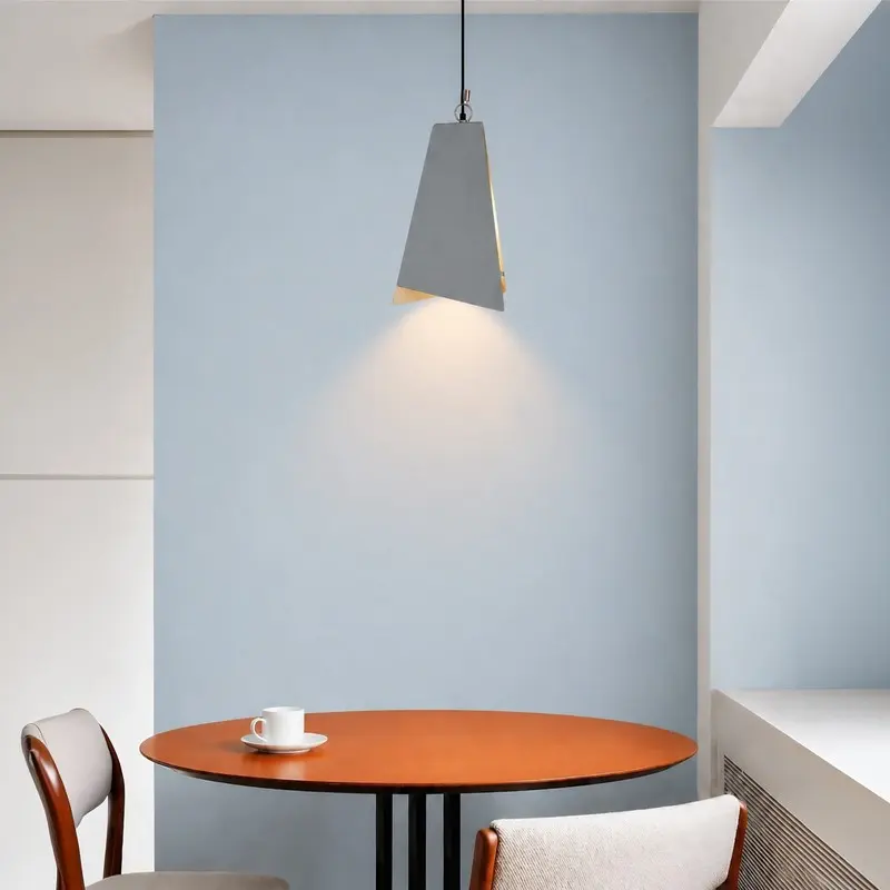 Fold Delta Pendant Lamp - Grey