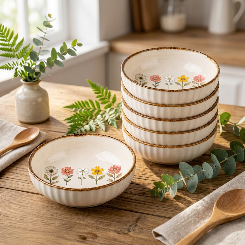 Eira Snack Bowl(190 mL Each) - Set Of Six - 190 ML