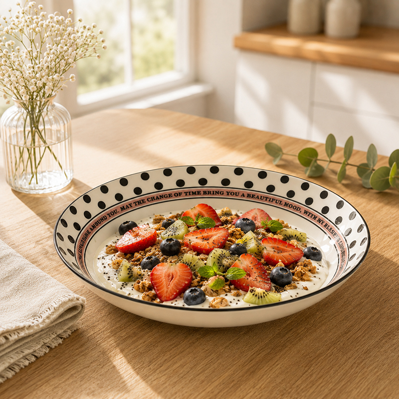 Feast Aura Ceramic Pasta Plate