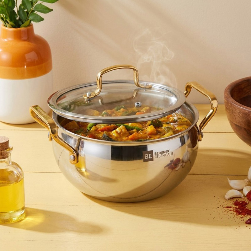 Flavour Triply Handi With Lid - 2200 mL - 2200 mL