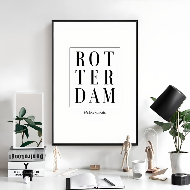 Rotterdam Canvas Wall Painting - Small