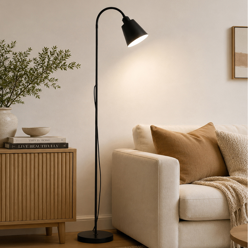 Nocturne Arc Metal Ceiling Lamp