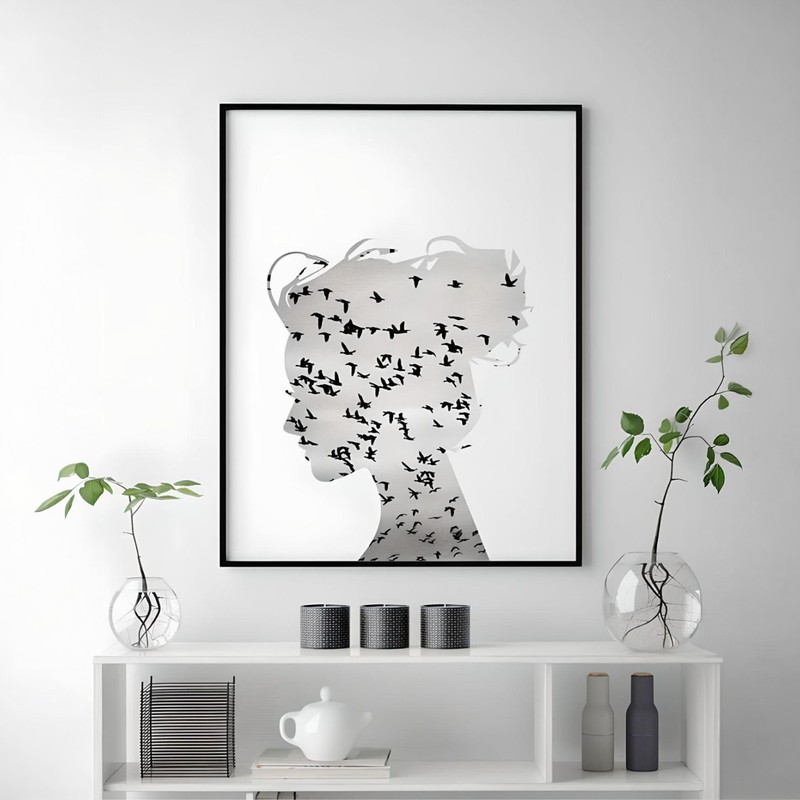 Flock of Dreams Canvas Wall Painting - Small